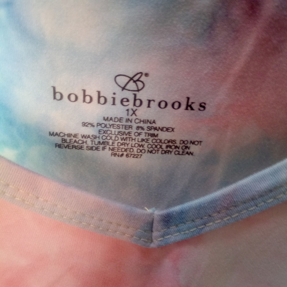 Women's 1x tye dye t shirt